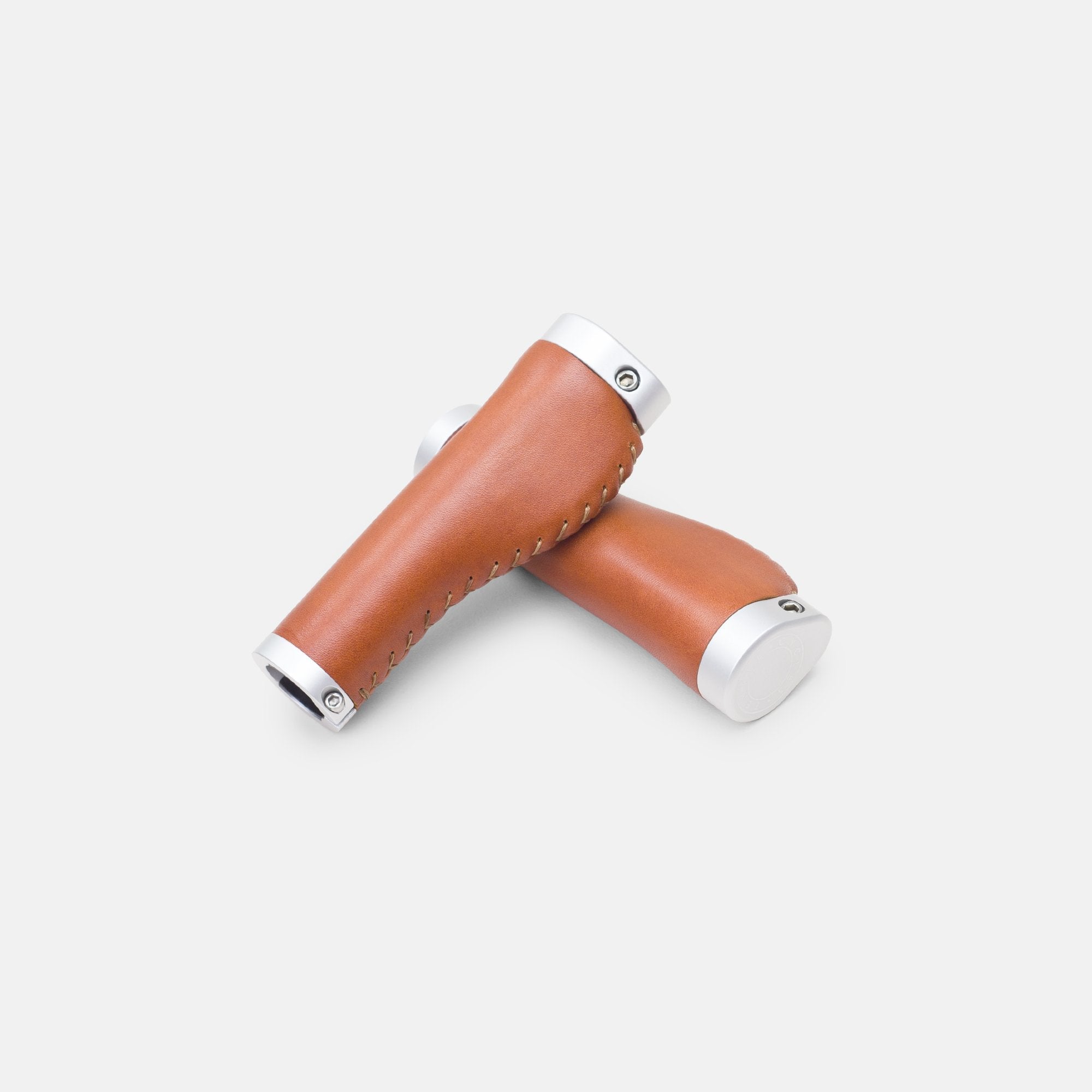 Temple Ergonomic Leather Grips - Light Brown - EU