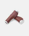 Temple Ergonomic Leather Grips - Dark Brown - EU