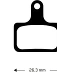 Aztec Organic Disc Brake pads for Shimano Flat Mount Dura Ace, Ultegra and GRX