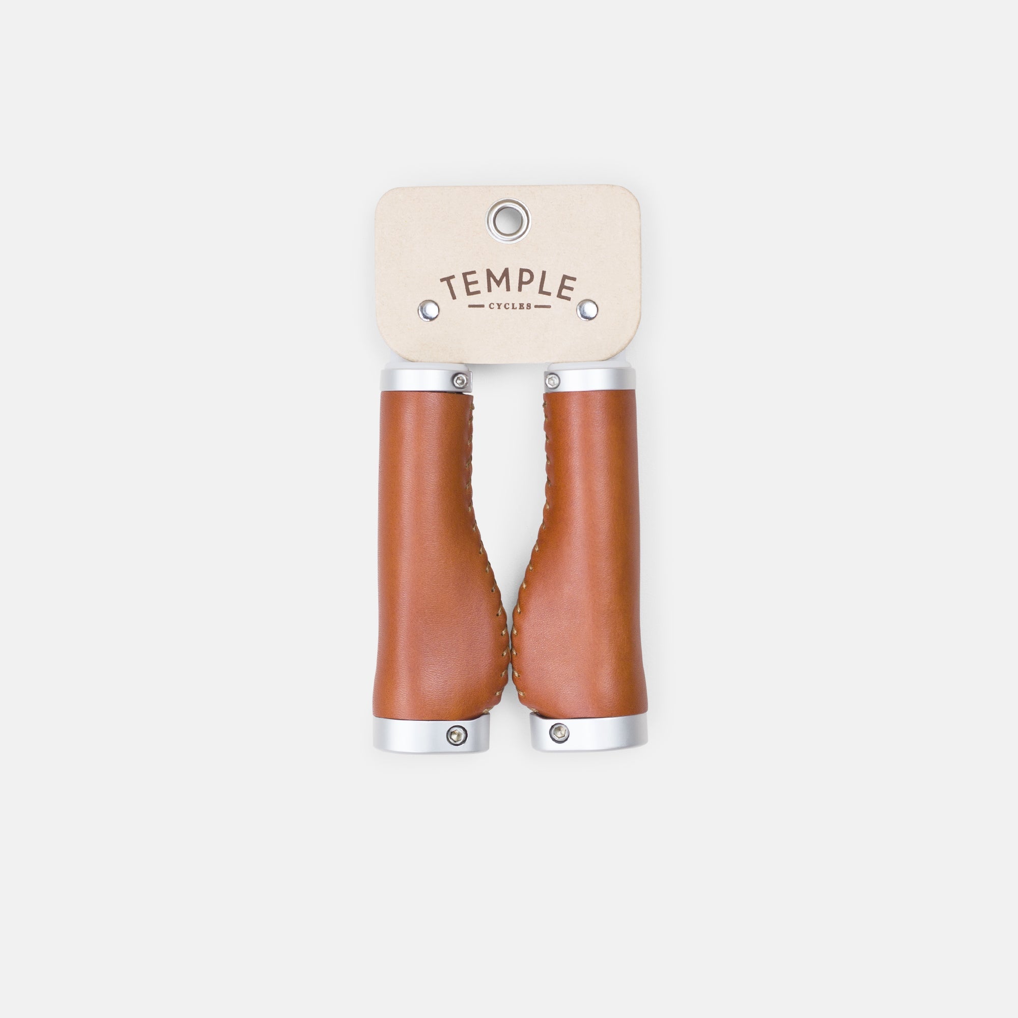 Temple Ergonomic Leather Grips - Light Brown - EU