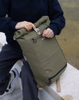 Temple Pannier Backpack - Fern Green