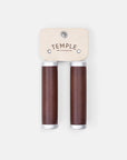 Temple Premium Leather Grips - Dark Brown - EU