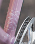 Temple Cycles specification detail on steel framed touring bicycle.
