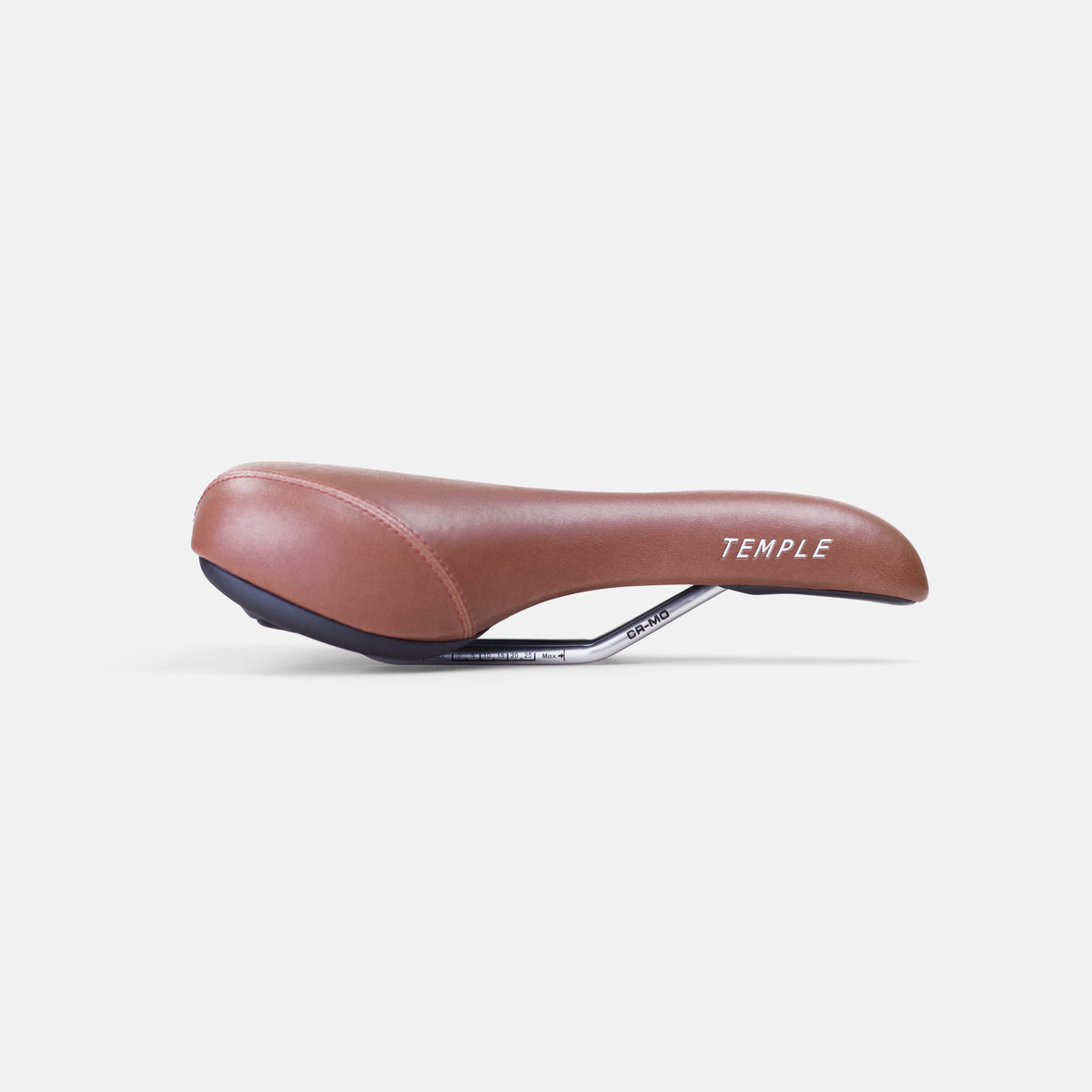 Brown Leather Bike Seat Comfort Saddle Brown Temple Cycles