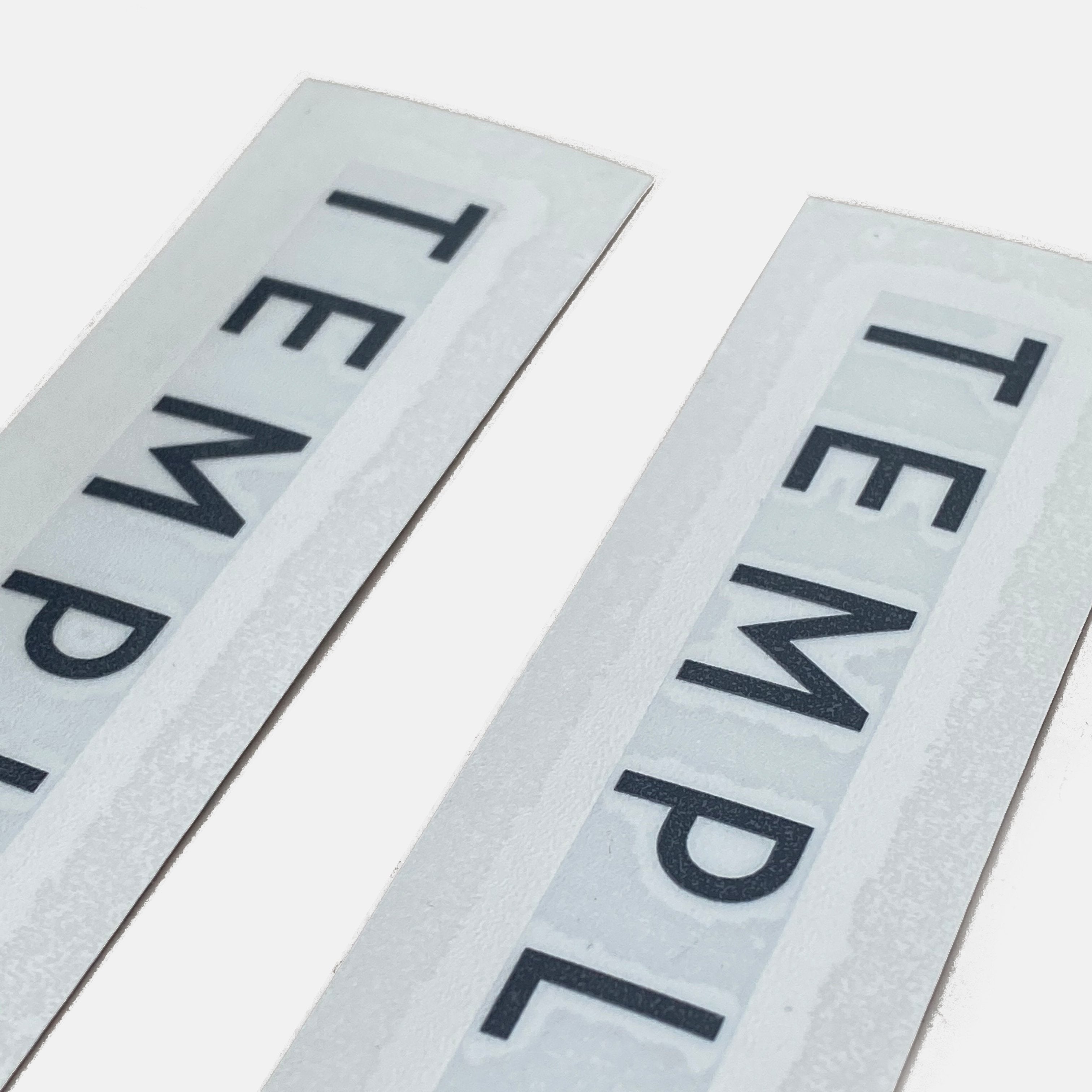 Temple Frame Decals