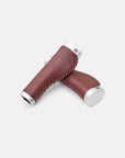 Temple Ergonomic Leather Grips - Dark Brown