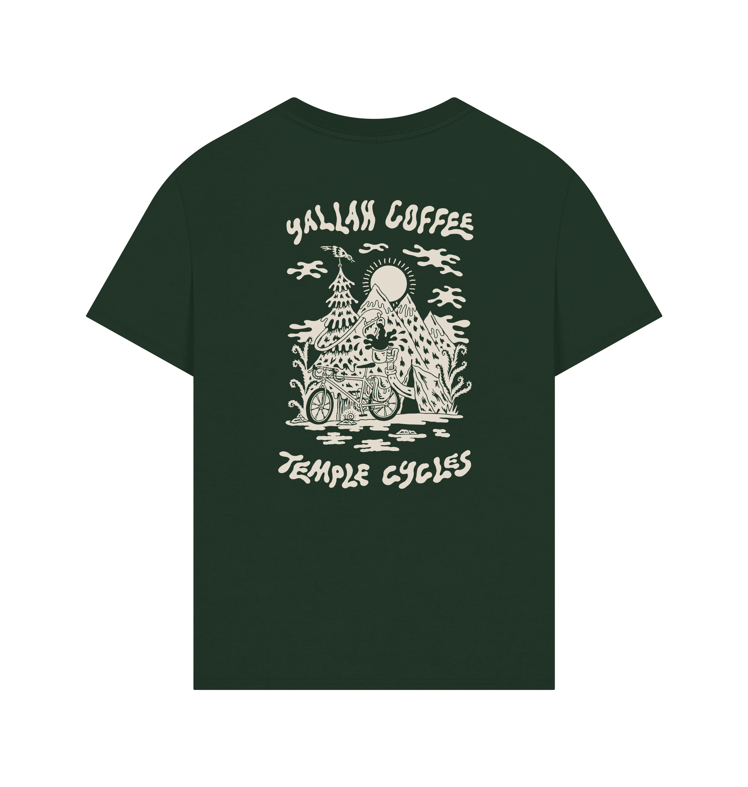 Evergreen Printed T-shirt Back