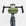 Green waterproof bar bag attached with magnetic fastenings to handlebars, studio setting.