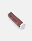 Temple Premium Leather Grips - Dark Brown