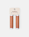 Temple Premium Leather Grips - Light Brown